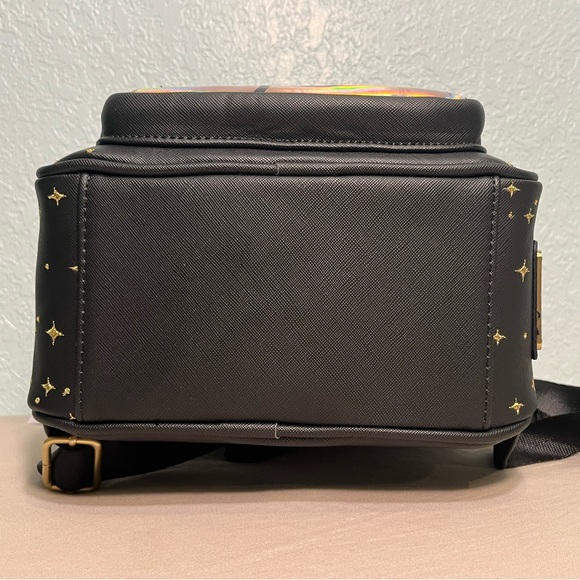 WDW 50TH ANNIVERSARY Collection Matte Black & Rose Gold Castle Mini Backpack - Picture 9 of 10